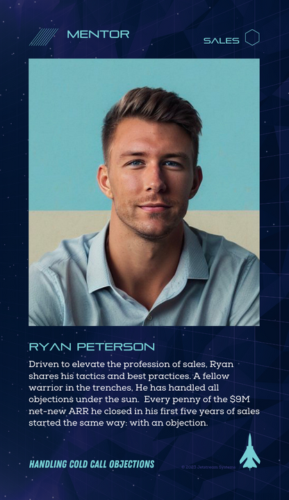 Sales Flight-Deck 01: "Handling Cold Call Objections" by Ryan Peterson